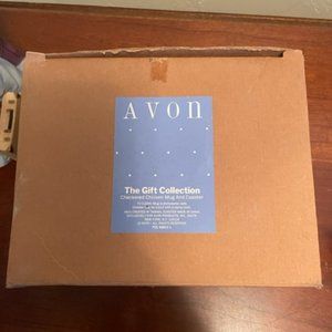 NIB The AVON Checkered Chicken Mug and Coaster